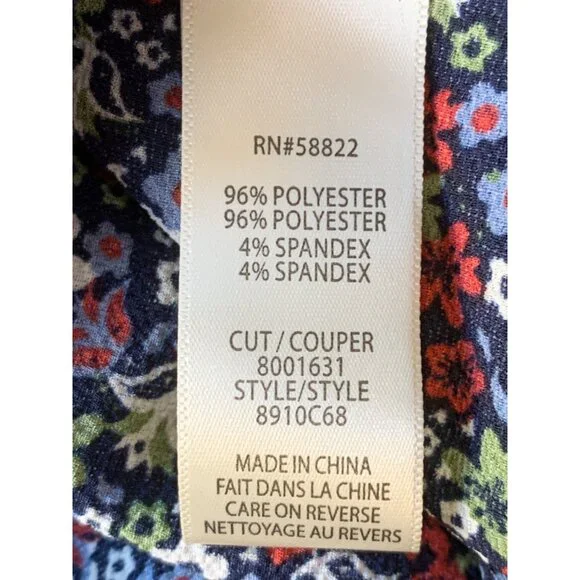 Max Studio Womens Floral Smock Granny Maxi Dress Size M Ditsy 8048 NWT Tiered - Picture 11 of 13